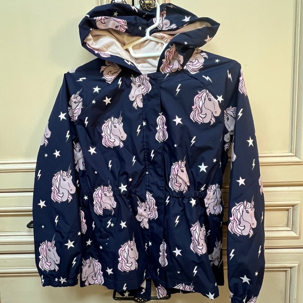 Epic Threads Unicorn windbreaker type girls jacket size Large